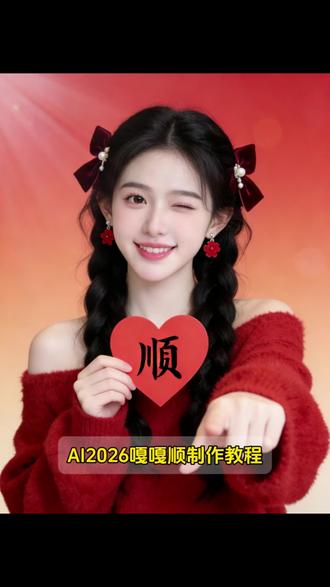 AI2026嘎嘎顺特效 #春节#过年#豆包ai #豆包出大片有两把刷子#新年 ai拍同款 除夕 2026嘎嘎顺 今年嘎嘎顺