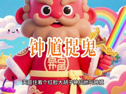 铁面判官钟馗,执剑镇妖魔,一身肝胆护苍生,万古浩然正气长存。
#睡前故事#神话 #儿童动画 #卡通 #云朵故事馆