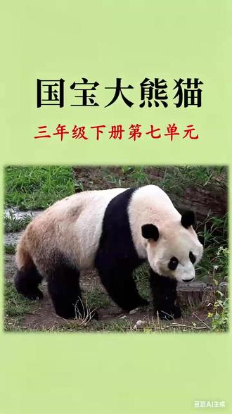 三年级下册第七单元 国宝大熊猫 #小学生作文 #三年级作文 #三年级下册第七单元 国宝大熊猫#江苏特级教师吴勇童化作文