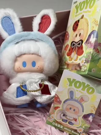 【星邱专属】YOYO花野蓬蓬系列搪胶毛绒盲盒#玩偶盲盒系列 #玩偶盲盒系列 #搪胶毛绒盲盒
