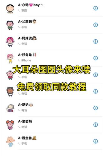 大耳朵图图通讯录高清头像来了#剪映#剪映模版#图图通讯录 #剪映一键剪同款