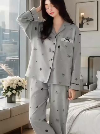 #减龄气质 #春秋穿搭 #在家也要美美哒 #睡衣家居服 #宅家睡衣秀