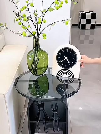 棠克边几现代圆形客厅阳台小茶几轻奢创意家用简易床头柜北欧角几#茶几 #居家好物 #美观实用 #好看又实用 #简约时尚