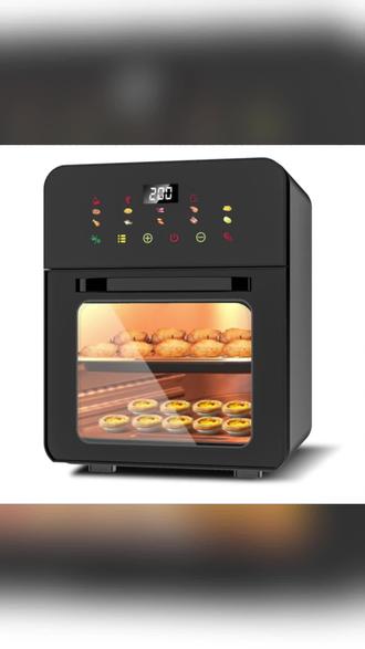 #家用多功能空气炸烤箱#厨房好物 #空气炸烤箱 全家烹饪需求,一台就能搞定。扬子空气炸烤箱真没吹,空气炸锅烤箱、微波炉、烧烤炉、四合一烤鸡翅,做烘焙都在行。三十升大容量加双层烤盘,聚餐一锅搞定!全金属内胆无异味,新品优惠中!一台顶多台入手超合适,赶紧冲!全家烹饪需求,一台就能搞定。扬子空气炸烤箱真没吹,空气炸锅烤箱,微波炉、烧烤炉,四合一烤鸡翅做。