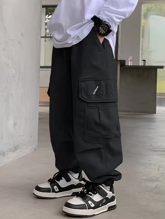 男童秋季潮酷工装裤2025新款中大童宽松韩版长裤儿童休闲束脚裤潮#穿搭分享 #潮童穿搭 #高品质童装 #男生穿搭 #潮牌穿搭