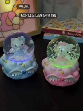不得不说 好朋友真的很会送 #hellokitty #水晶球 #礼物