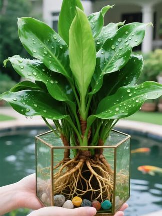 #室内绿植 #水培植物 #净化空气 #金钻绿公主 #爱生活爱分享