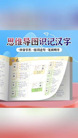汉字速记宝典 轻松记汉字,开学不慌! #小学语文 #汉字记忆 #思维导图 #开学必备 #学习