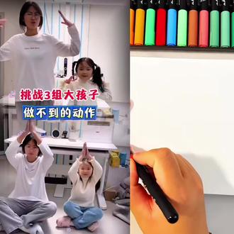 用各种数字画超级可爱的小动物,零基础也能画得好 #简笔画 #画画教程 #亲子互动