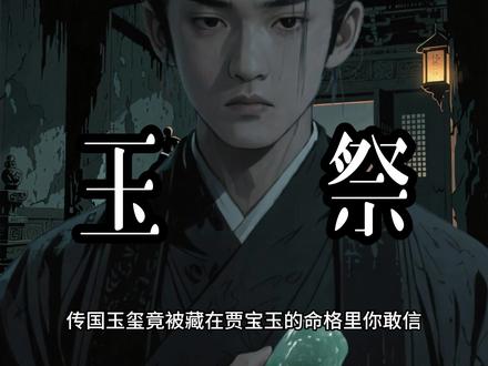 贾宝玉象征传国玉玺 《红楼梦》书中的人物与情节,大多承载着对真实历史的影射。#红楼梦 #贾宝玉 #传国玉玺