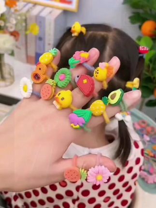 儿童卡通拇指发圈小宝专用不伤发不缠发小号皮筋幼儿可爱宝宝发圈 #儿童发圈 #拇指发圈 #宝宝发圈 #发饰发圈 #幼儿用品
