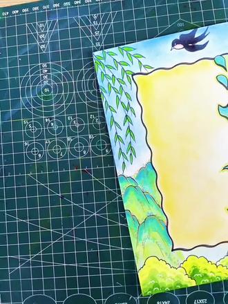 #手抄报 #清明手抄报 #画画#诗配画#创作者中心@DOU+小助手