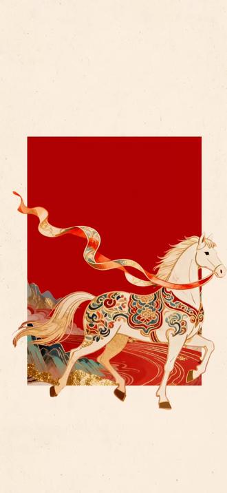 策马踏春,除夕安康