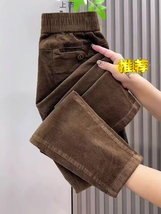 秋冬新款条绒时尚女裤