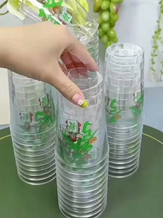 家里招待客人就有这种#航空杯 加厚加硬的#一次性杯子 #超便宜超划算 6块9到手50只#水杯 #杯子控