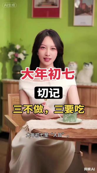 大年初七有哪些禁忌?快来看看吧!!!#创作人计划 #上热搜 #日常分享 #情感共鸣 @DOU+小助手 @抖音媒体内容优推官