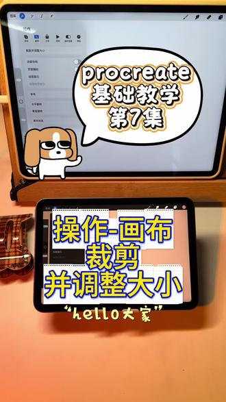 procreate画布大小的调整 添加-画布-裁剪并调整大小
#procreate绘画 #平板绘画 #ipad绘画
