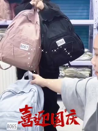 新款泡芙超轻防水手提单肩双肩背包