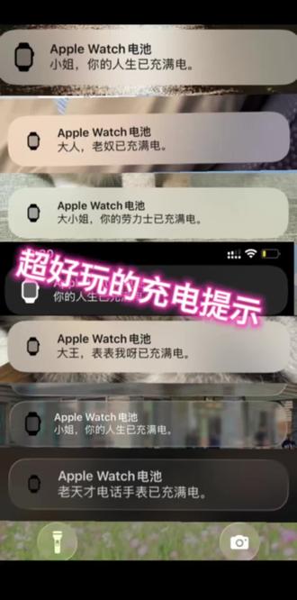 超级好玩的A W充电通知
让我看看你们的通知是什么?#ios技能 #苹果手机 #手机小知识 #apple授权专营店 #apple授权专营店在你身边