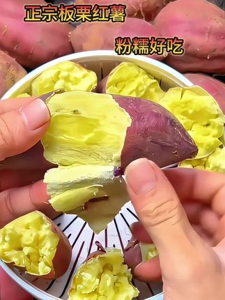 #红薯 #板栗红薯粉糯香甜 #烤红薯新吃法 #红薯的亿百种吃法 #板栗红薯