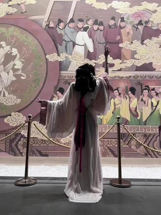 你们怎么弯下去嘟 #汉服