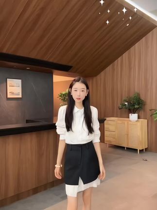 《莱赛尔》白松露花边设计感纯色衬衫,鸥鸥同款百搭舒适又好看#简单穿搭 #简单穿搭 #