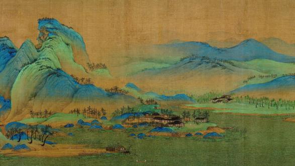 古人玩绿,才是真“美妆博主”!3分钟偷师名画里的配色秘籍 !!#青绿山水 #国画 #千里江山图 #艺术 #审美