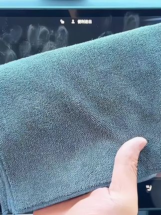 #擦车巾 一面珊瑚绒一面麂皮绒,擦内饰擦车身都可以#好物推荐🔥 #无痕擦车毛巾 #擦车布 #汽车好物
