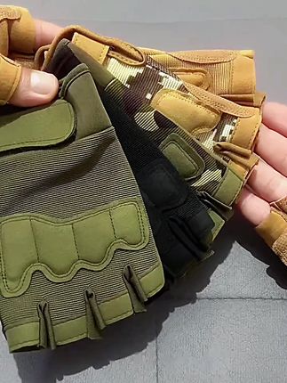 高档半指健身手套,男女通用,骑行训练防滑耐磨超实用! #男女通用 #骑行必备 #健身防护手套 #男女通用手套 #迷彩防护