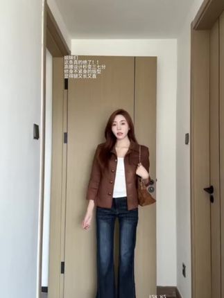 【小爱】美式高腰宽松不贴腿辣妹微喇弹力牛仔裤女2025新款喇叭长裤#美式牛仔裤#高腰显瘦#微喇牛仔裤 #穿搭#穿搭技巧