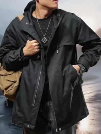 #高级感穿搭 #品质男装 #外套穿搭 #中长款风衣外套 #春秋穿搭