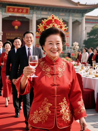 #添喜气喝喜太婆 一杯喜太婆,千年喜文化! #中国喜酒喜太婆 #在家也可以喝的喜酒 开创者#中国优秀民族品牌喜太婆 国潮喜酒 #喜太婆