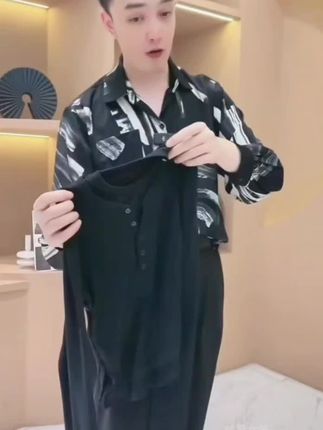 【韩哥女装】2025秋冬新品《璎珞系列》黑色拼接蕾丝高弹上衣10098-A3#欧货新款 #时尚潮流穿搭 #打底衣 ##黑色控