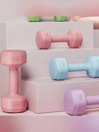 #郝劭文 推荐#哑铃#女士哑铃#儿童哑铃#女壶铃哑铃女士健身家用器材儿童瑜伽女壶铃式小哑铃练臂肌男包胶哑铃