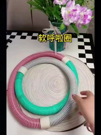 螺丝加固静音升级款马卡龙弹簧呼啦圈加厚软体家用健身不伤腰防噪#好物推荐🔥 #呼啦圈 #软呼啦圈 #弹簧呼啦圈 #热卖中的爆款