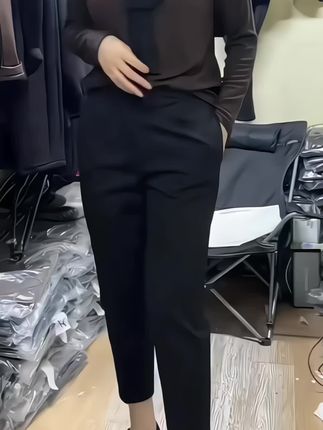 纯色百搭西装裤#时尚洋气 #休闲百搭 #洋气减龄 #谁穿谁好看