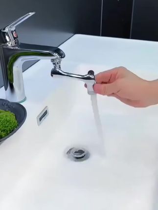 精铜多功能机械臂万向可旋转水龙头延伸器防溅水嘴洗脸盆通用接头#卫生间好物 #多功能旋转水龙头#机械臂水龙头#水龙头延伸器#通用接头水龙头