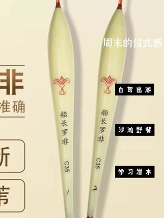 船长罗非C35鱼漂高灵敏芦苇浮漂全套醒目浮标防走水鲫鱼鲤鱼罗非#钓鱼 #钓鱼的乐趣只有钓鱼人懂 #钓鱼人