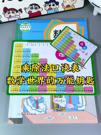 从“一一得一”的简单开始,到“九九八十一”的成功收尾,它像一把钥匙,悄悄打开了逻辑与规律的大门,让我们在加减乘除里,慢慢读懂数字的奇妙#学习用品 #文具安利 #数学启蒙#乘法口诀 #数学思维