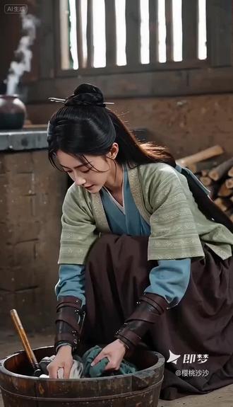 你若留下来,我杀猪养你,图你好看啊!#杀猪养好看郎 #即梦AI #即梦AI #AI分身戏精大赛 #我的AI分身杀疯了