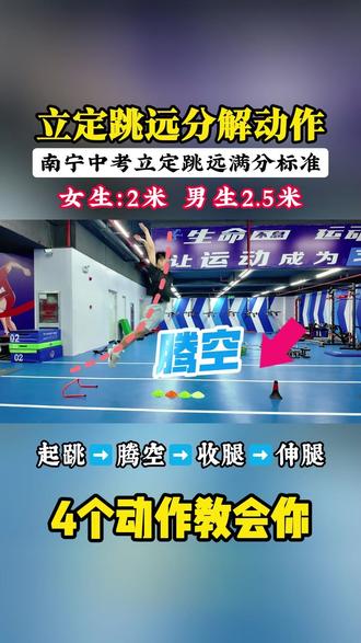 4个动作教会你立定跳远满分,看一遍不如做十遍,你学会了吗?#中考体育 #立定跳远满分 #立定跳远技巧