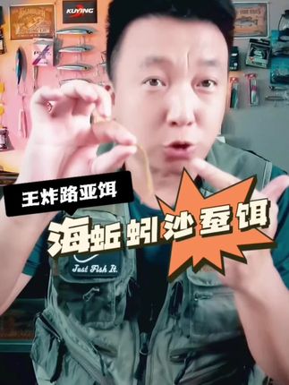 沙蚕饵是鱼无法拒绝的诱惑!这款仿真沙蚕路亚饵,1:1外形设计 带沙蚕的腥臭味,诱鱼率没得说!#路亚饵 #路亚 #路亚教学 #路亚野钓 #路亚钓鱼