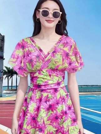 #夏天该有的样子 #度假穿搭 #显瘦遮肉#泳衣#显瘦遮肉穿搭