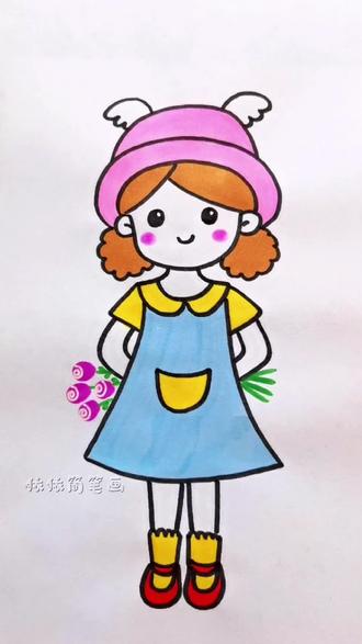 一起来试试吧!#儿童简笔画 #亲子简笔画