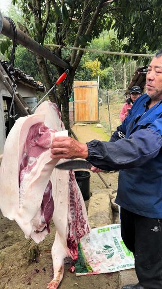 割肉肉,要三用刀的老板留言