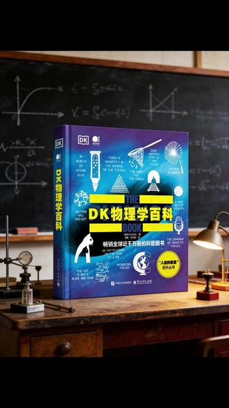 很多人留言问我,有没有一本书可以把物理讲清楚,又不会被公式劝退。#物理学基础 #物理 #学习方法 #DK物理学百科