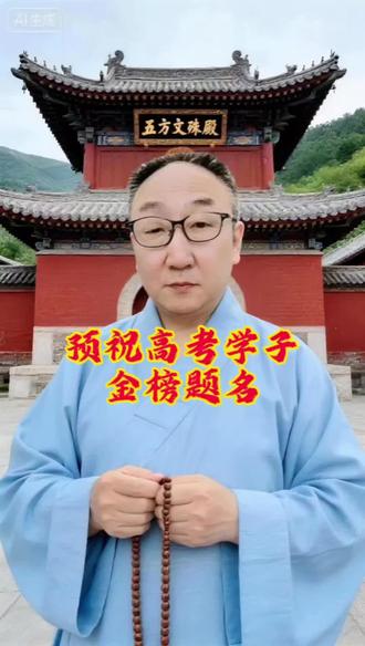 今天特意来到五台山文殊院,愿高考学子金榜题名,前程似锦#祝考生金榜题名 #创作者中心 #创作灵感 #拜师结缘 #一位居士的修行之路