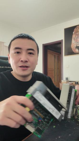 AB模块同款“双胞胎”:左边600元,右边6000元 #AB #电子元器件 #PLC #控制器 #再生资源发展与利用