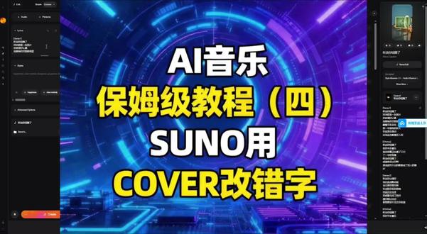 suno保姆级教程之怎么用cover功能改错字 #ai音乐教程 #suno教程系列 #suno翻唱之改错字