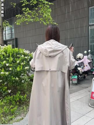 备美时尚户外晴雨长款雨衣电动车防暴雨男女成人骑行徒步人车分离#雨衣 #时尚雨衣 #电动车雨衣 #男女同款 #骑行雨衣推荐